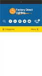 Mobile Screenshot of factorydirectlighting.net